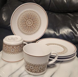 Listing 1 of 7 for Vtg Noritake Progression Century Cup-Saucer-Plate Trio x2 #9044 ~ Japan 80s