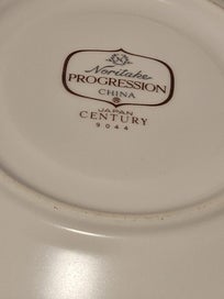 Listing 4 of 7 for Vtg Noritake Progression Century Cup-Saucer-Plate Trio x2 #9044 ~ Japan 80s