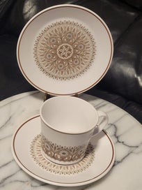 Listing 7 of 7 for Vtg Noritake Progression Century Cup-Saucer-Plate Trio x2 #9044 ~ Japan 80s