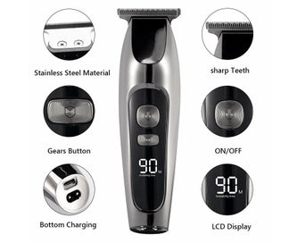 Listing 4 of 6 for Hair Clipper Men's Barber Beard Trimmer Rechargeable Hair Cutting Machine Cer