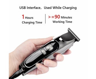 Listing 6 of 6 for Hair Clipper Men's Barber Beard Trimmer Rechargeable Hair Cutting Machine Cer