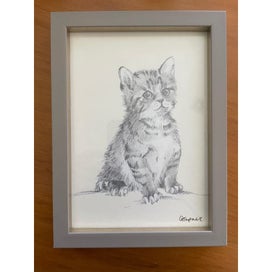 Listing 1 of 4 for Gracie Tapner Paws For Thought A5 Framed Print