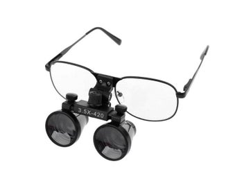 Listing 3 of 9 for 3.5X 2.5X Head Wearing Dental Loupe Ultralight Binocular Magnifier Goggle