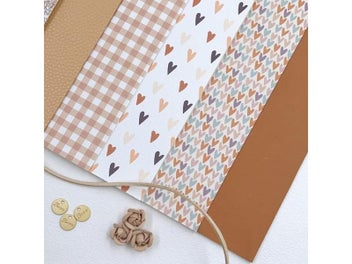 Listing 7 of 13 for Faux Leather Material Sheet