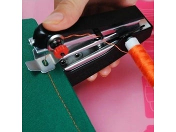 Listing 9 of 16 for Portable Sewing Machine Mini Manual Handy Needlework Cordless Tools Stitch Sew