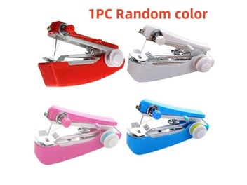 Listing 1 of 10 for Mini Sewing Machine Portable Small Manual Sewing Machine Household Simple
