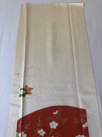 Listing 7 of 16 for Vintage Japanese Decorative Floral Fabric Kimono Panel