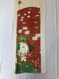 Listing 9 of 16 for Vintage Japanese Decorative Floral Fabric Kimono Panel