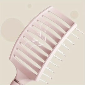 Listing 2 of 4 for Pink Quick-Dry Detangling Brush - Thick & Curly Hair
