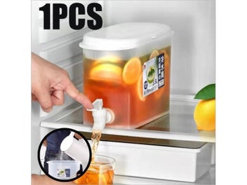 Listing 1 of 10 for 3.5L Large Capacity Cold Water Pitcher With Faucet For Refrigerator Iced