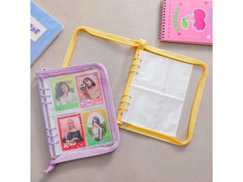 Listing 12 of 16 for A5 Zipper Kpop Photocard Binder DIY Photo Album
