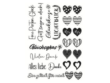 Listing 1 of 9 for Christmas Candle Sticker Color Exquisite Pattern Candle Tattoo Film Sticker