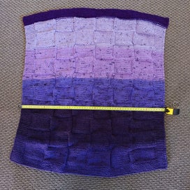 Listing 2 of 3 for Knitted baby blanket