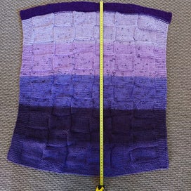 Listing 3 of 3 for Knitted baby blanket