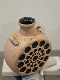 Listing 3 of 7 for East German VED Strehla Keramik Vase. Circa 1960's. VGC.