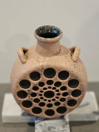 Listing 5 of 7 for East German VED Strehla Keramik Vase. Circa 1960's. VGC.