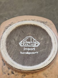 Listing 7 of 7 for East German VED Strehla Keramik Vase. Circa 1960's. VGC.