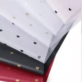 Listing 3 of 9 for Christmas Gift Wrapping Paper DIY Handmade Craft Star Love Dot Pattern Tissue