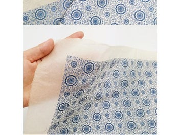 Listing 7 of 9 for Ceramic Underglaze Transfer Paper Colorful Flower Paper Blue And White Sticker