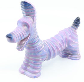 Listing 5 of 5 for RARE Art Deco Carlton Ware Ribbed Stoneware Duck / Goose