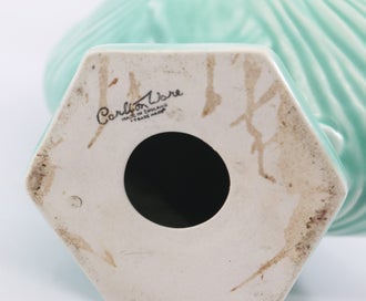 Listing 4 of 5 for RARE Art Deco Carlton Ware Ribbed Stoneware Duck / Goose