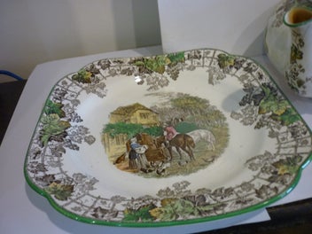 Listing 4 of 6 for SPODE BYRON TEA SET 8 PIECE.