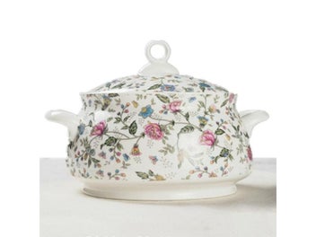 Listing 1 of 10 for European Porcelain Tureen With Lid For Restaurant Dinner Serving