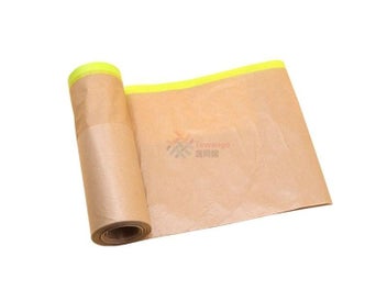 Listing 3 of 9 for Pre-Taped Paper Drop Cloth For Car Paint Spray Painting Protection Film Home