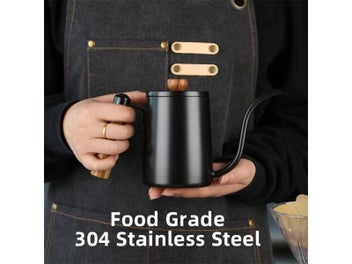 Listing 14 of 16 for Coffee Pot Milk Frothing Pitcher Jug Gooseneck Kettle Spout 550/600ml