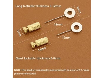 Listing 14 of 16 for YOMDID 5/10pcs Leather Suture Positioning Needle DIY Leather Tool