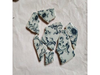 Listing 3 of 9 for 500g Irregular Mosaic Making Creative Ceramic Mosaic Tiles DIY Hobby Wall