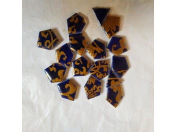 Listing 4 of 9 for 500g Irregular Mosaic Making Creative Ceramic Mosaic Tiles DIY Hobby Wall