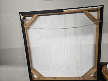 Listing 9 of 10 for Trendy frameless oil original 600x600 - with 3D effects -Ready to hang -3 avail