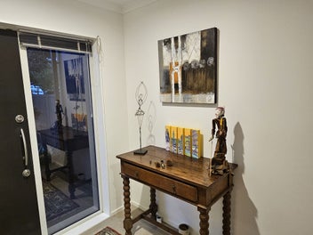 Listing 2 of 10 for Trendy frameless oil original 600x600 - with 3D effects -Ready to hang -3 avail