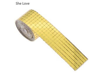 Listing 7 of 9 for Chzimade 90cm Samoprzylepne Kwadratowe Prawdziwe Szklo Lustro Plytki Z