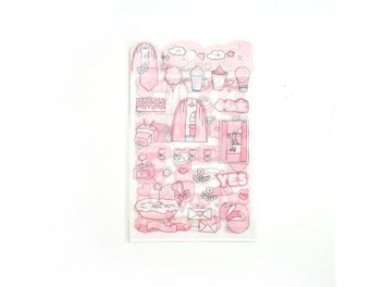 Listing 1 of 9 for Mohamm 4PCS/Pack Kawaii Anime Stickers Scrapbooking Stationery School Supplies