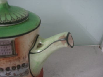 Listing 6 of 6 for Royal Doulton Dickens Ware Teapot and Trivet