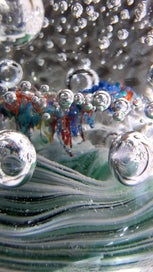 Listing 5 of 9 for Unsigned vintage heavy paperweight - butterflies