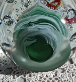 Listing 7 of 9 for Unsigned vintage heavy paperweight - butterflies