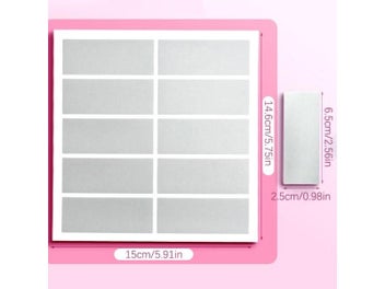 Listing 1 of 10 for 50pcs Reward Scratch Card Film Coated Stickers Scratch Off Labels Diy