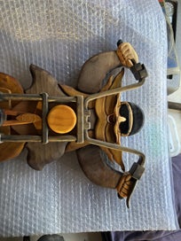 Listing 6 of 6 for Wooden Biker Intarsia Woodwork