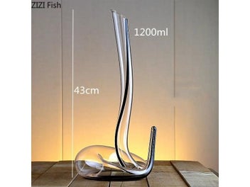 Listing 13 of 16 for Handmade Creative Snake-shaped Decanter Transparent Glass Red Wine Glass Set