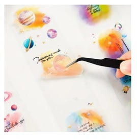 Listing 4 of 12 for - Junk Journal Sticker Tape - Starry Sky - 6 pcs