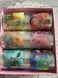 Listing 5 of 12 for - Junk Journal Sticker Tape - Starry Sky - 6 pcs