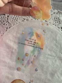 Listing 7 of 12 for - Junk Journal Sticker Tape - Starry Sky - 6 pcs