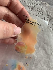 Listing 8 of 12 for - Junk Journal Sticker Tape - Starry Sky - 6 pcs