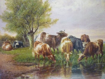 Listing 5 of 6 for CATTLE 1878 R.A THOMAS SYDNEY COOPER.OIL.