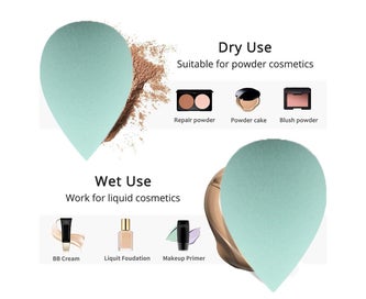 Listing 2 of 5 for Makeup Sponge Independent Packaging Mixed Sponge Super Soft Powder puff Wet a