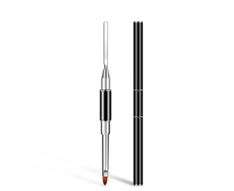 Listing 4 of 5 for 5 Pcs Dual-Ended Poly Nail Gel Brush & Picker, 2 in 1 Design Nail Pusher Peel