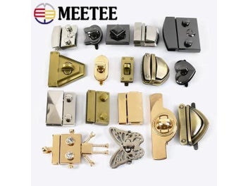 Listing 10 of 16 for 2Pcs Metal Bag Spring Lock Snap For Women Handbag DIY Hardware Accessories